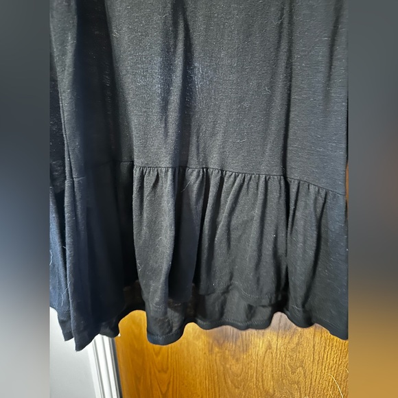 Black Xhilaration Babydoll Top - Picture 3 of 4